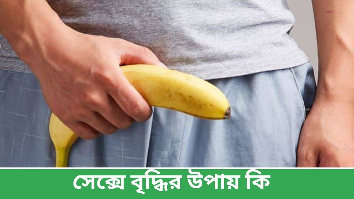 সেক্সে বৃদ্ধির উপায় কি